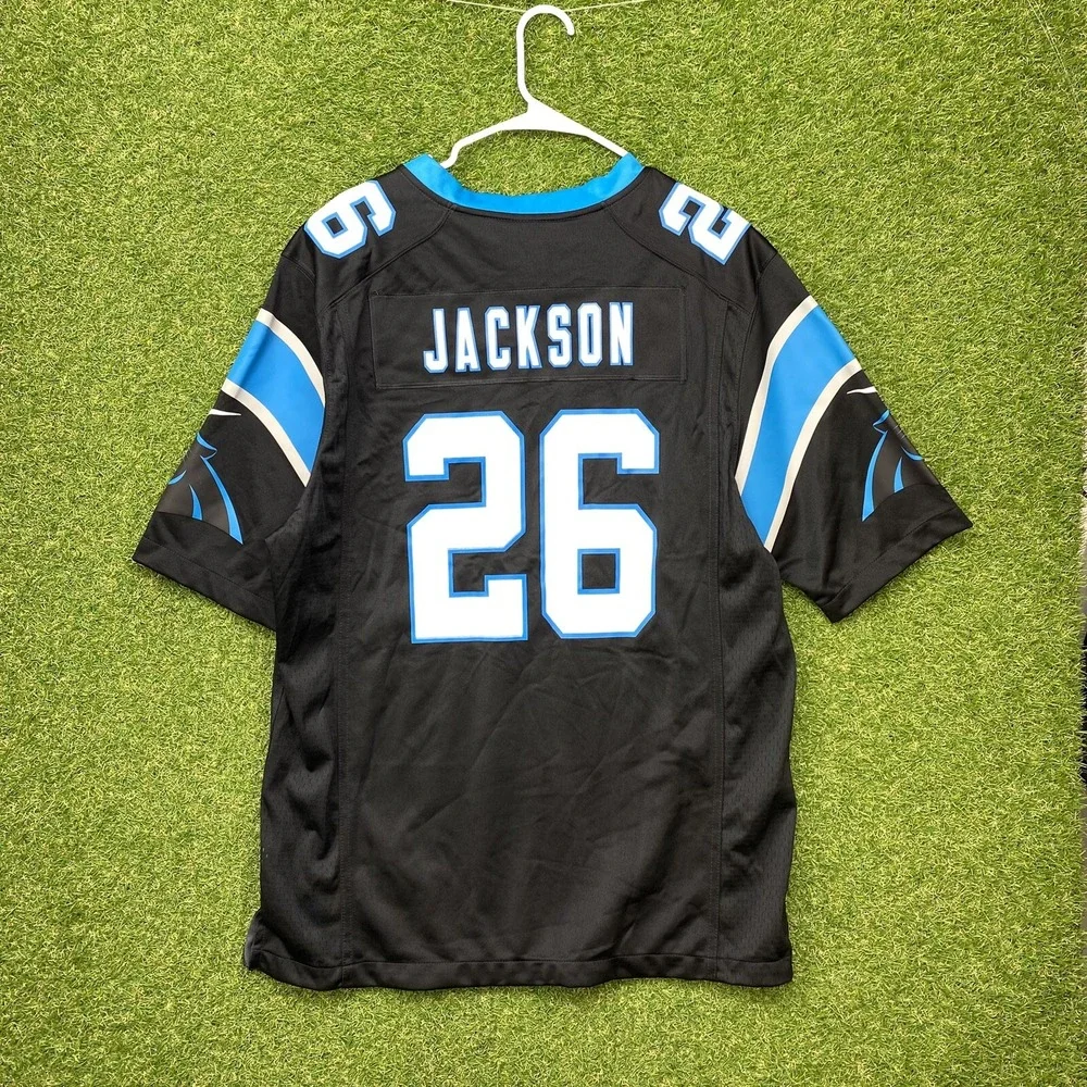 Donte Jackson Carolina Panthers Nike Jersey Mens Large NFL Players On Field #26